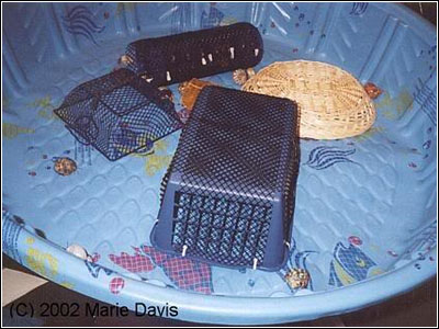 [ Submitted by ladybug15057 ] Baby pool with plastic baskets.